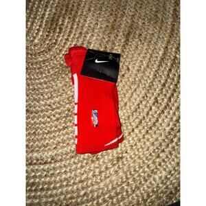 Nike NBA mid calf basketball socks in red size xl - NEW
